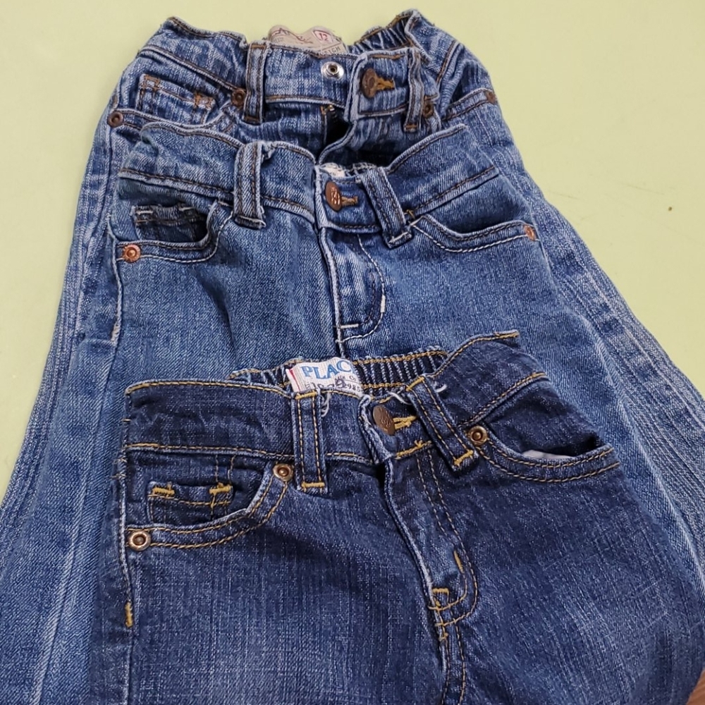 3 pairs of Children's place jeans